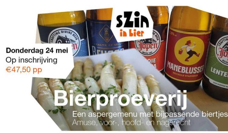 Bierdiner Aspergemenu